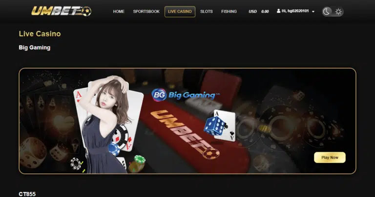 UMBET – Nền tảng giải trí trực tuyến thể thao, casino và game hàng đầu