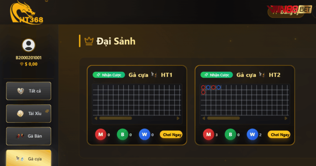 đá gà trực tiếp