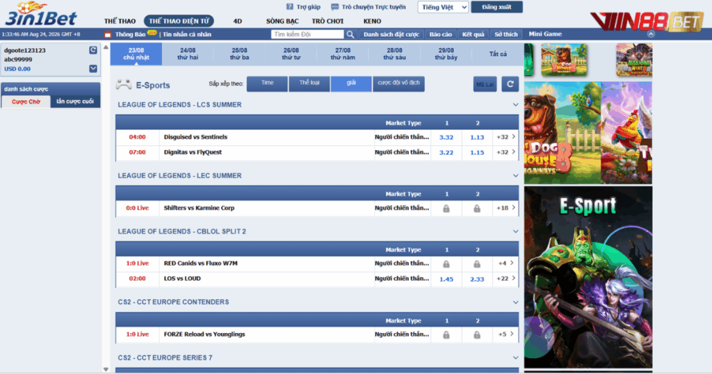 3in1Bet