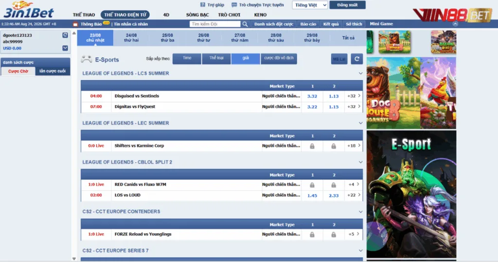 3in1Bet