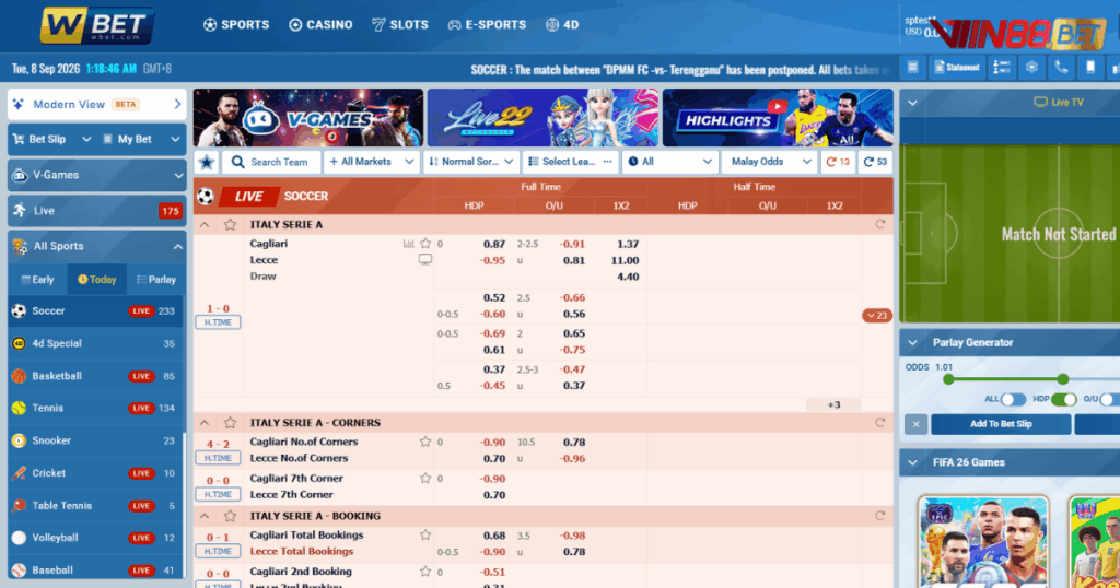 SBOBET & WBET