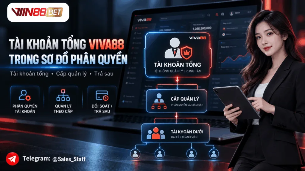 TÀI KHOẢN TỔNG VIVA88 TRONG SƠ ĐỒ PHÂN QUYỀN